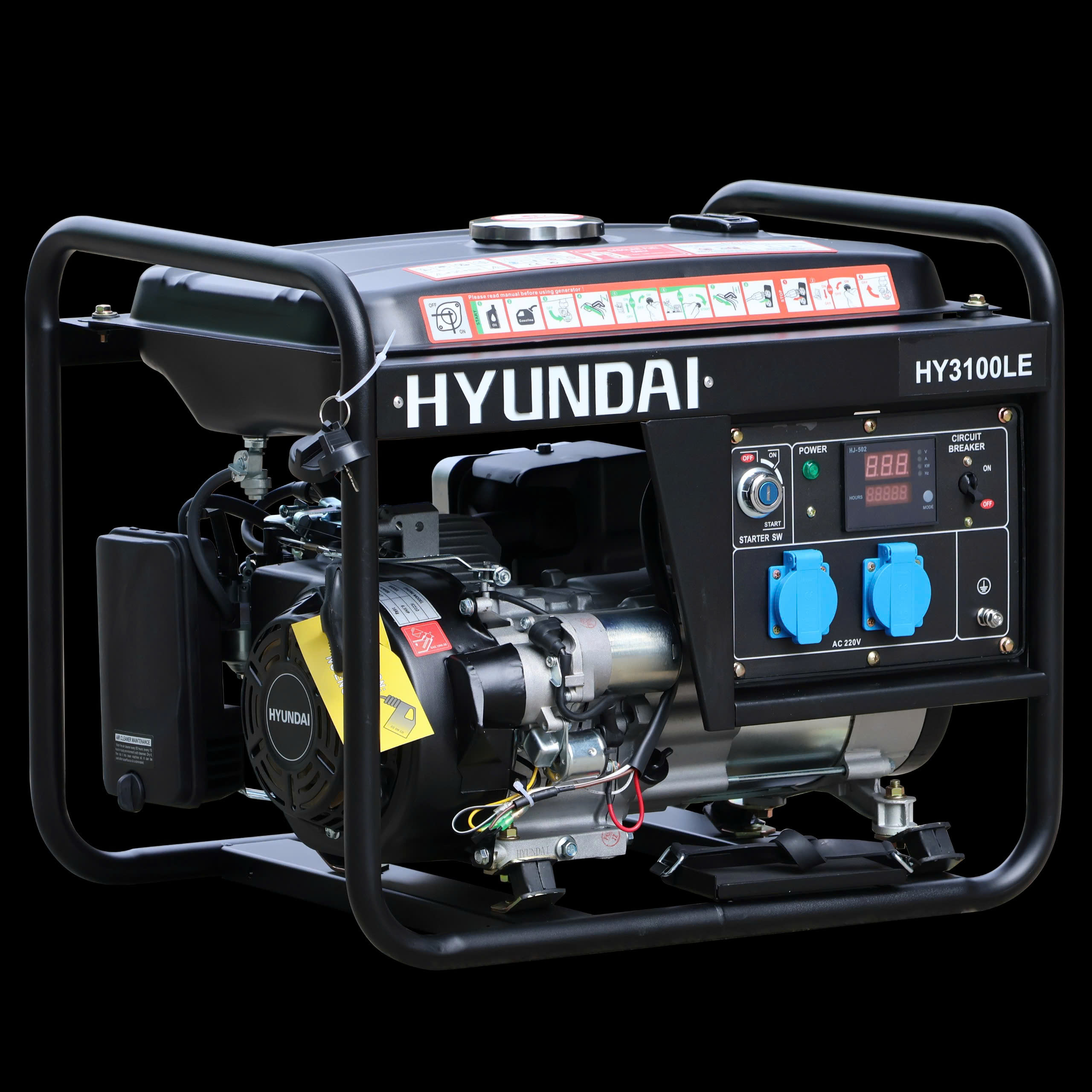 Máy phát điện chạy xăng 2.8kW Hyundai HY3100LE